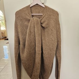 Nicholas wrap sweater, sz m